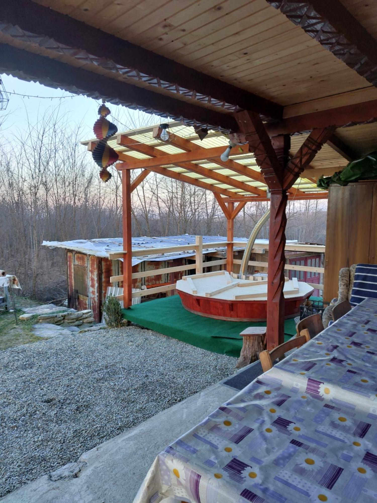 Cabana Casa Lu'Baciu Arpaşu de Sus Exterior foto